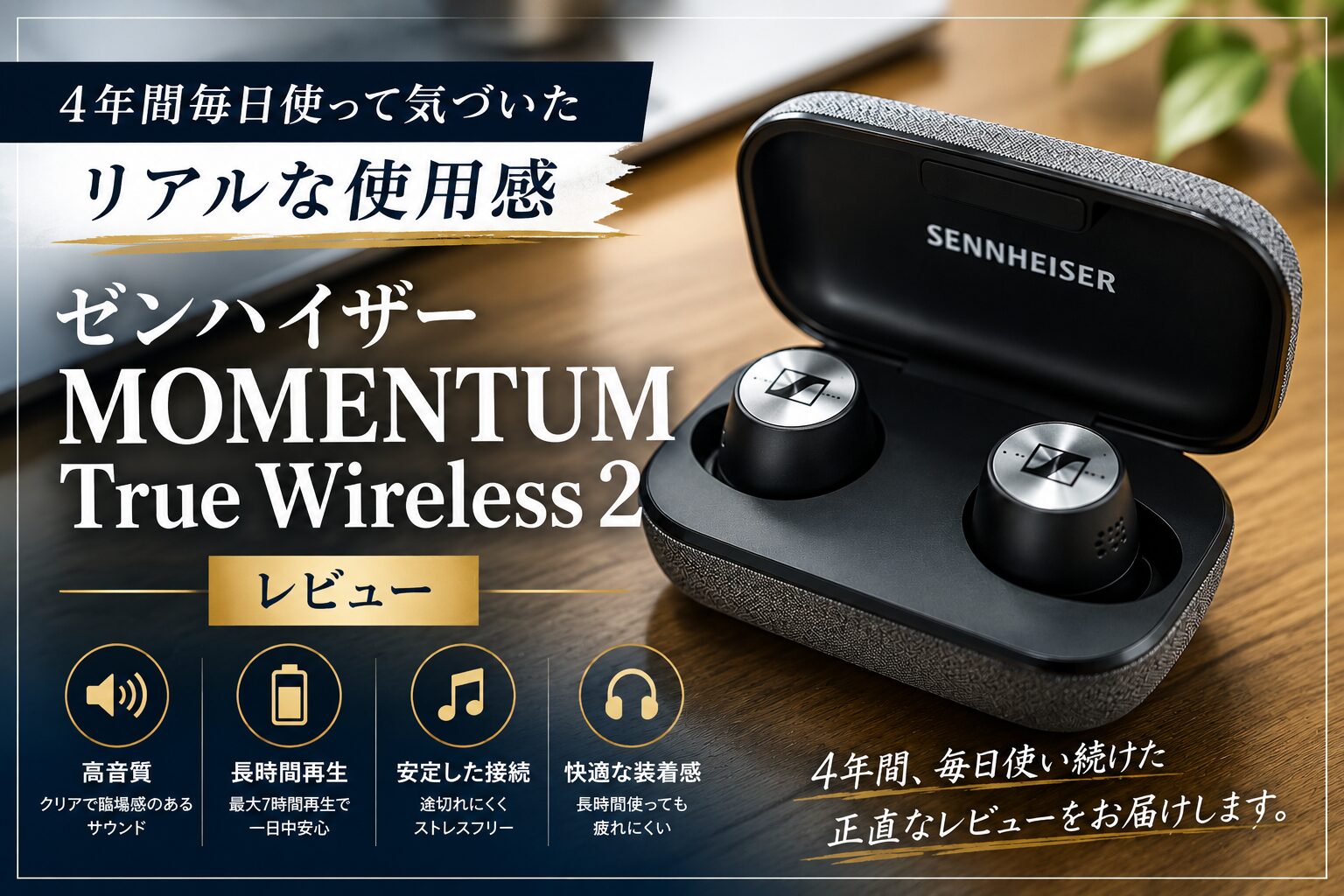 ゼンハイザーmomentum true wireless2