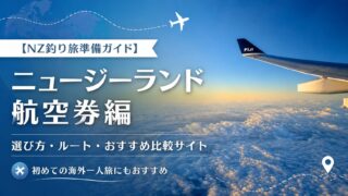【NZ釣り旅準備】ニュージーランド航空券の選び方｜実際のルート・費用・比較サイトまとめ