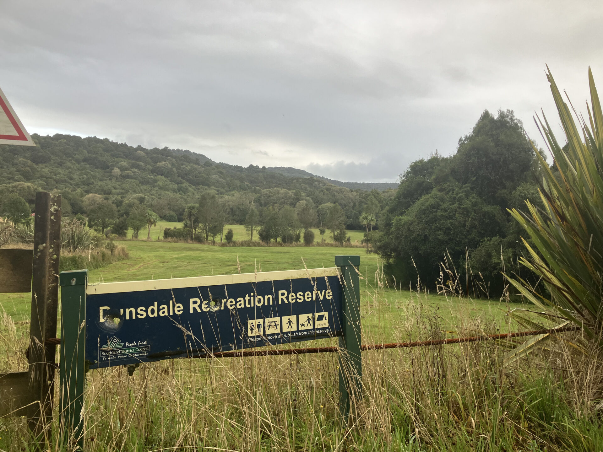 ニュージーランド南島Dunsdale Recreational Reserve