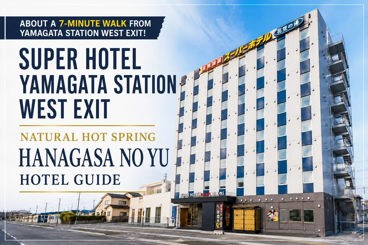 Super Hotel Yamagata Ekinishiguchi Natural Hot Spring: Free Breakfast & Welcome Bar Review